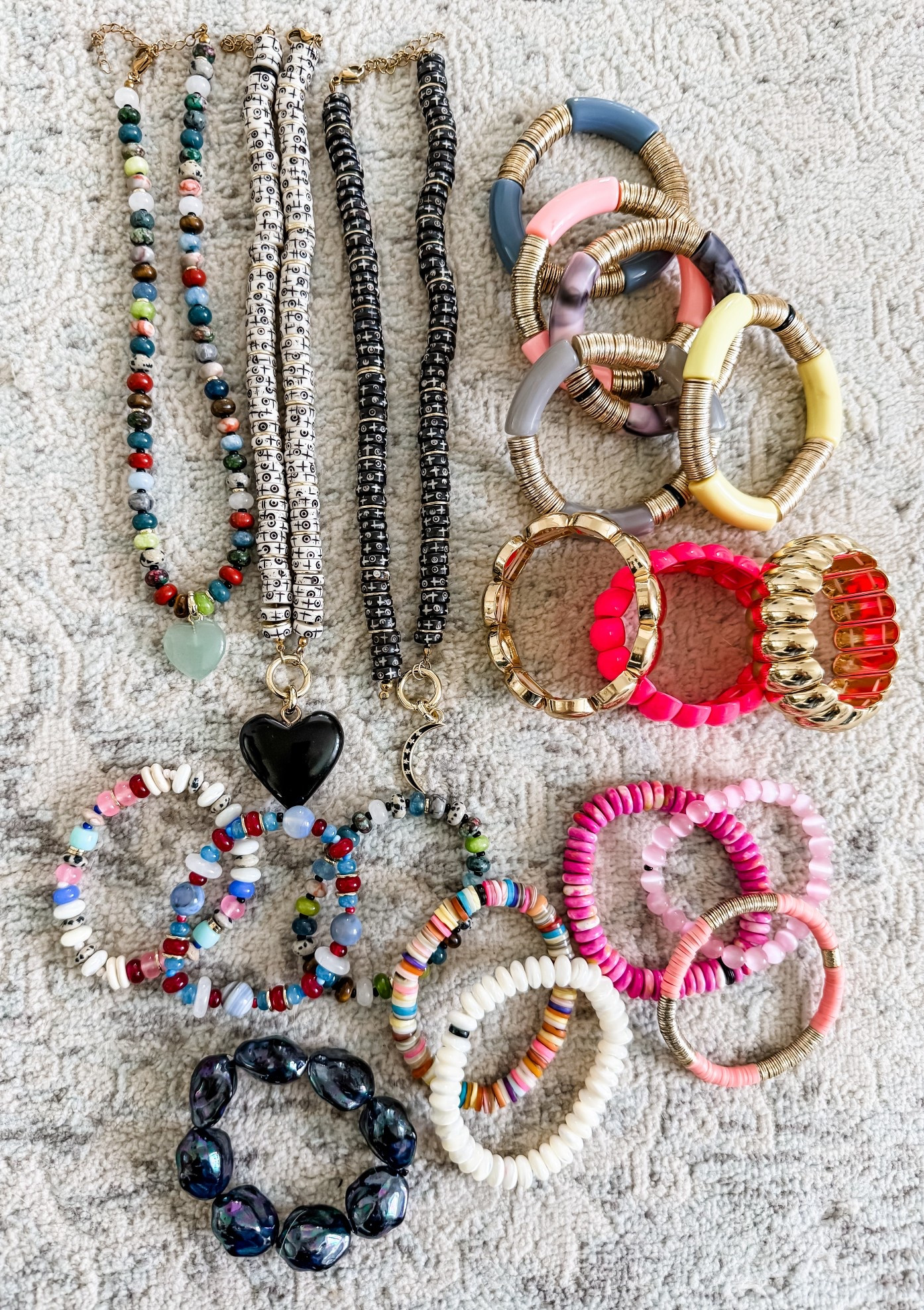Warehouse sale begins at 9 PM est. pieces $2 to $40. Start filling your carts now and the sale price will drop in cart when the sale begins. Beaded bracelets. Bracelet stack. Spring jewelry.




#LTKSaleAlert