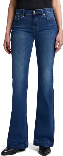 7 For All Mankind Dojo Mid Rise Flare Jeans | Nordstrom | Nordstrom