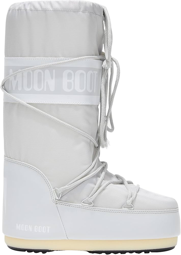 Amazon.com: Moon Boot, Icon Nylon Unisex Boots, 35/38, Glacier Grey : Luxury Stores | Amazon (US)