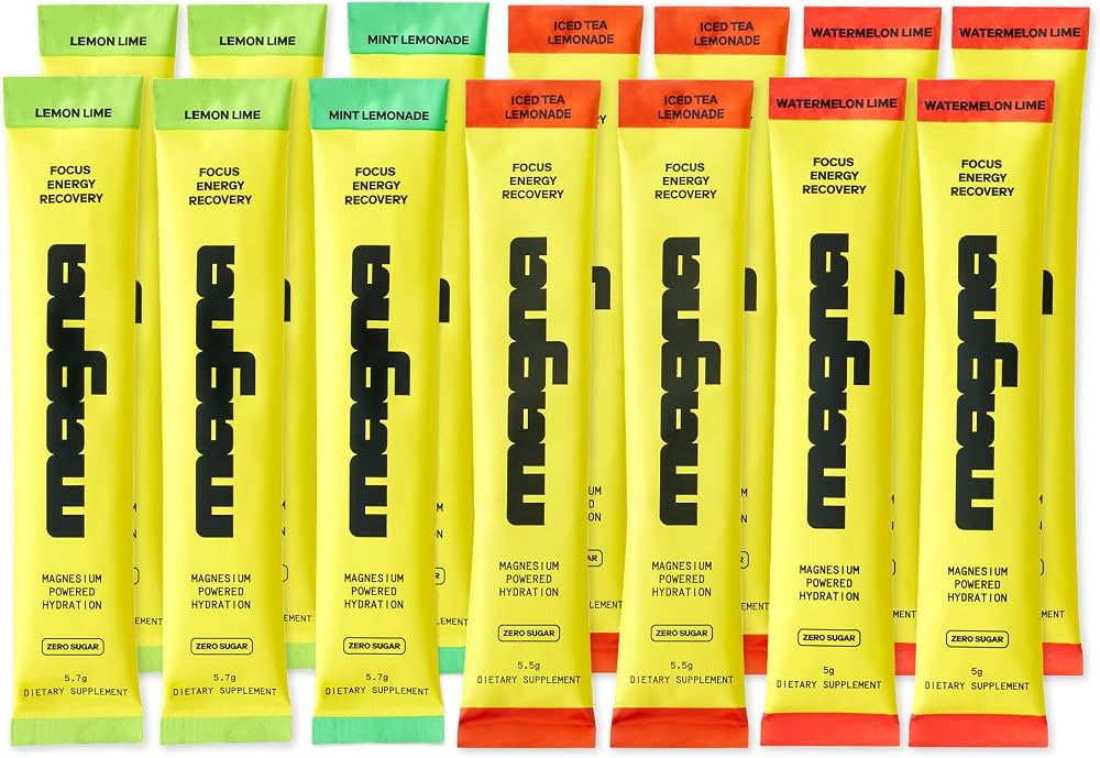 MAGNA Electrolytes Powder Drink Mix for Hydration, Energy & Focus Support (14 Servings, Variety) | Amazon (US)