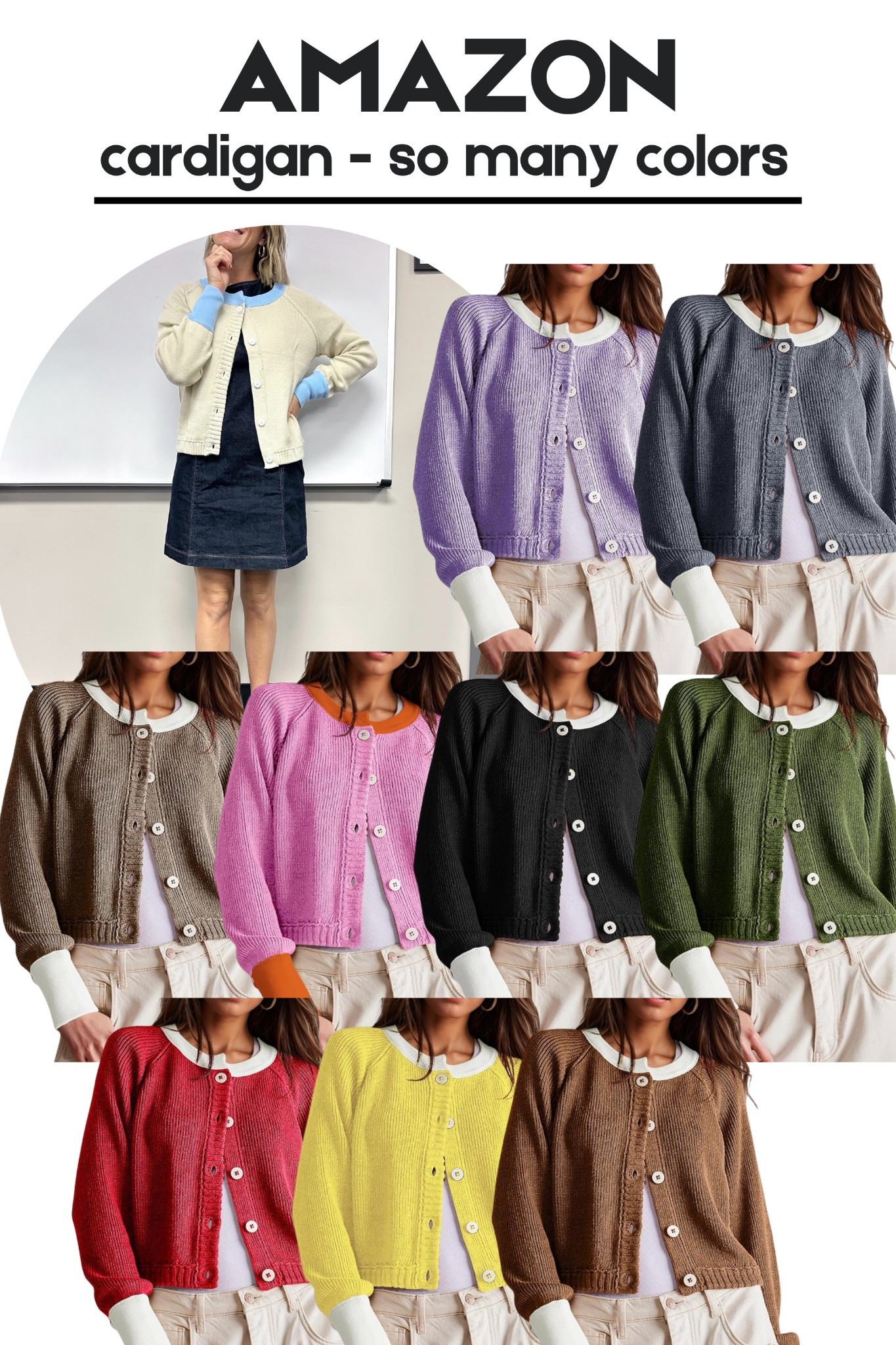 Amazon cardigan in so many colors🌈

#LTKSeasonal