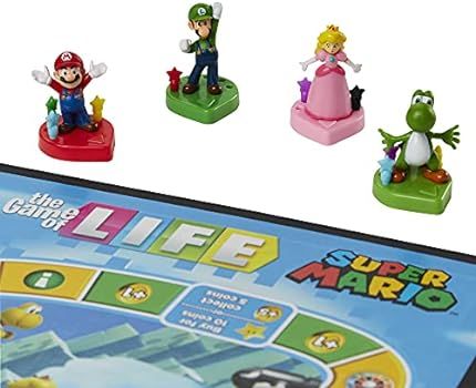 Hasbro Gaming The Game of Life: Super Mario Edition Board Game for Kids Ages 8 and Up, Play Minigame | Amazon (US)