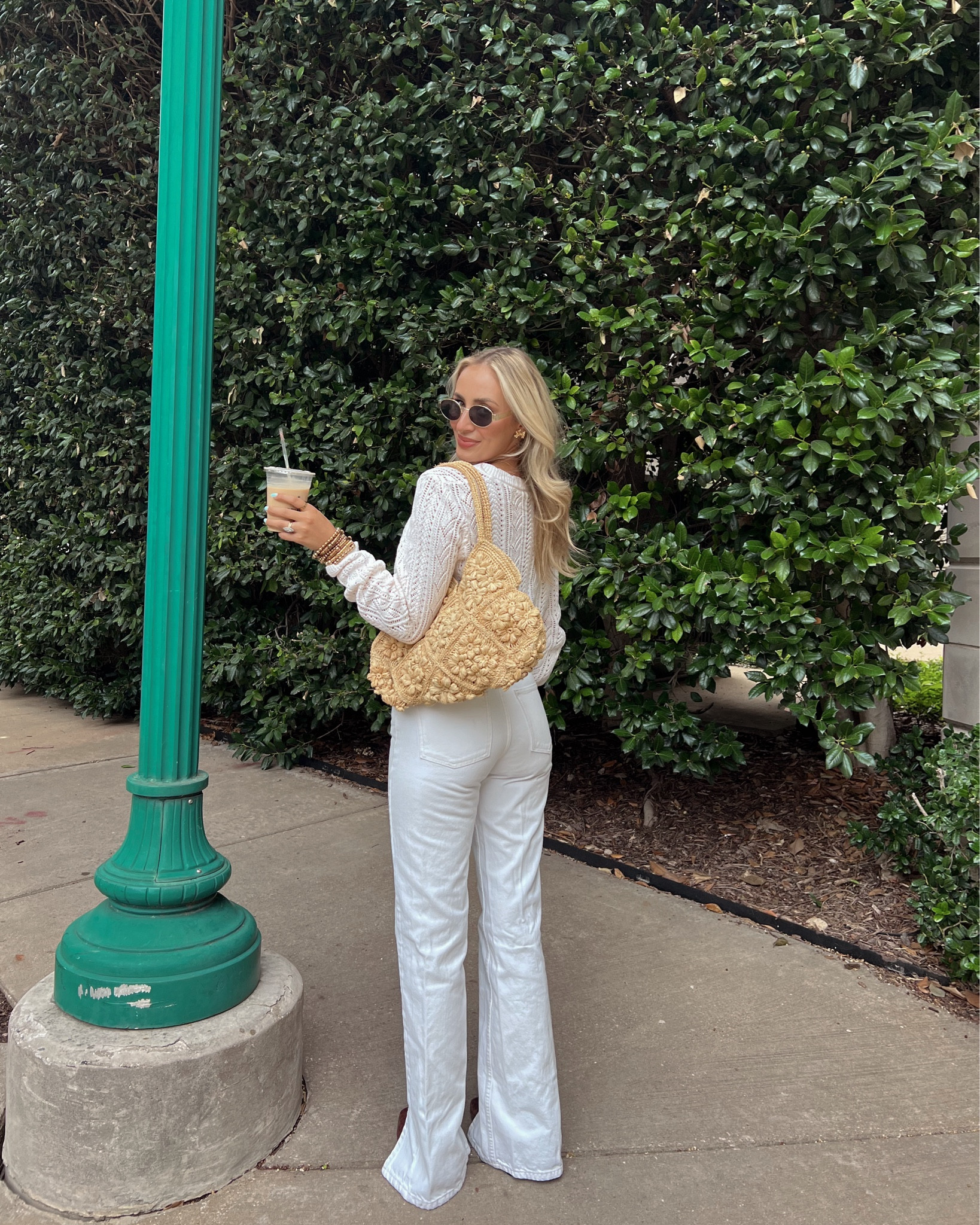 Trying to manifest some fall weather with this outfit! 🤍 I love adding a summer tote to my fall look for easy transitional style! 🍂

#LTKSeasonal #LTKStyleTip