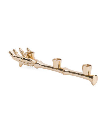 Skeleton Taper Candle Holder | Halloween | Marshalls | Marshalls