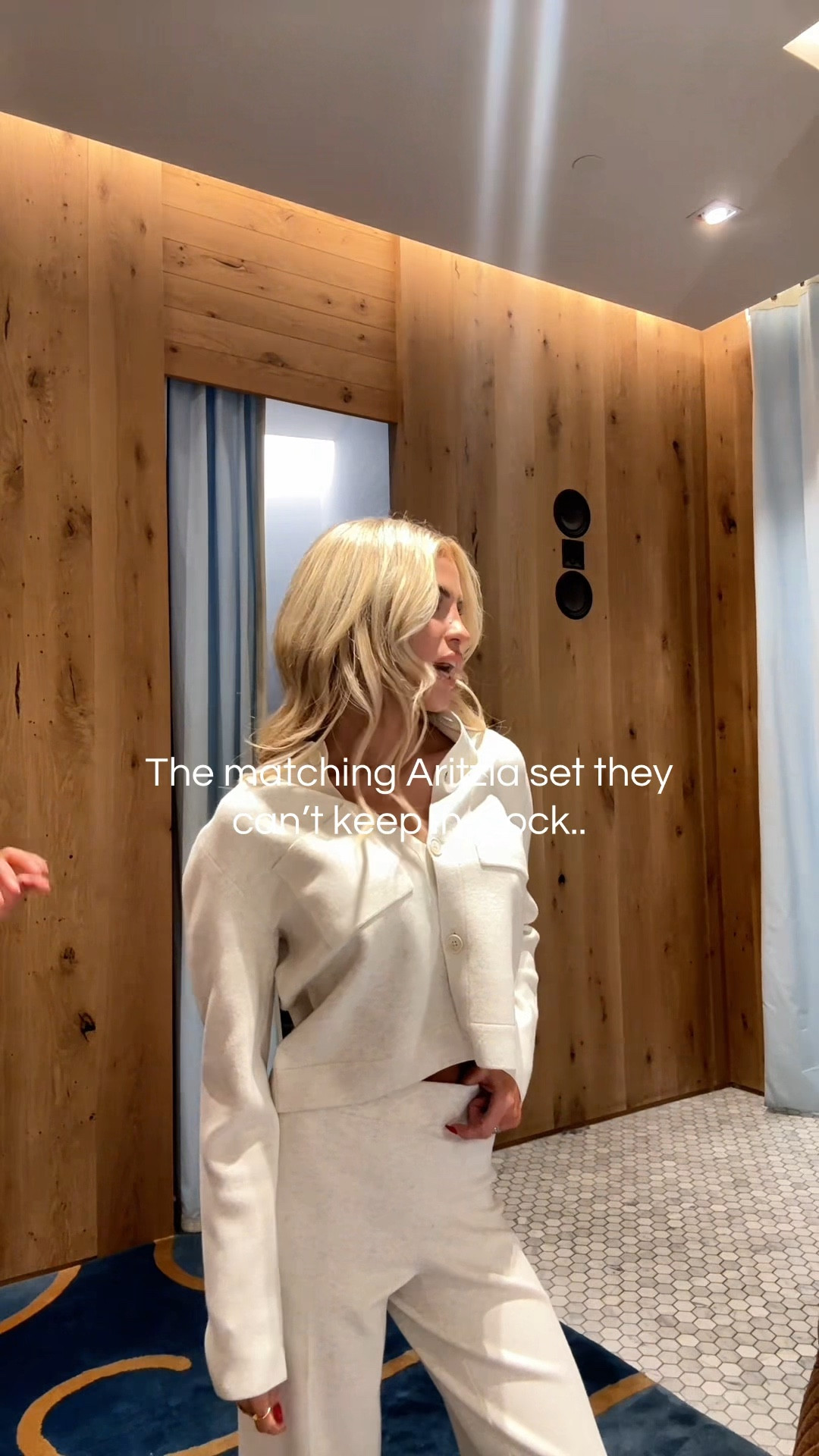 This has been a constant best seller on my LTK! The quality is a 10/10 (IT WILL REALLY LAST!!!!) and it’s perfect styled together or separately with jeans or a tank and the bottoms. Such great basics and can been worn through all the seasons! 

Color is light birch 

The bomber at the end is sold out online but it’s called the  Wilfred Mercury Bomber - Tweed 🤎👼🏼

Wearing an XS in both the top and bottoms in this video but I preferred the size small bottoms 🫶🏼 


#LTKNYFW #LTKgrwm #LTKdayinmylife