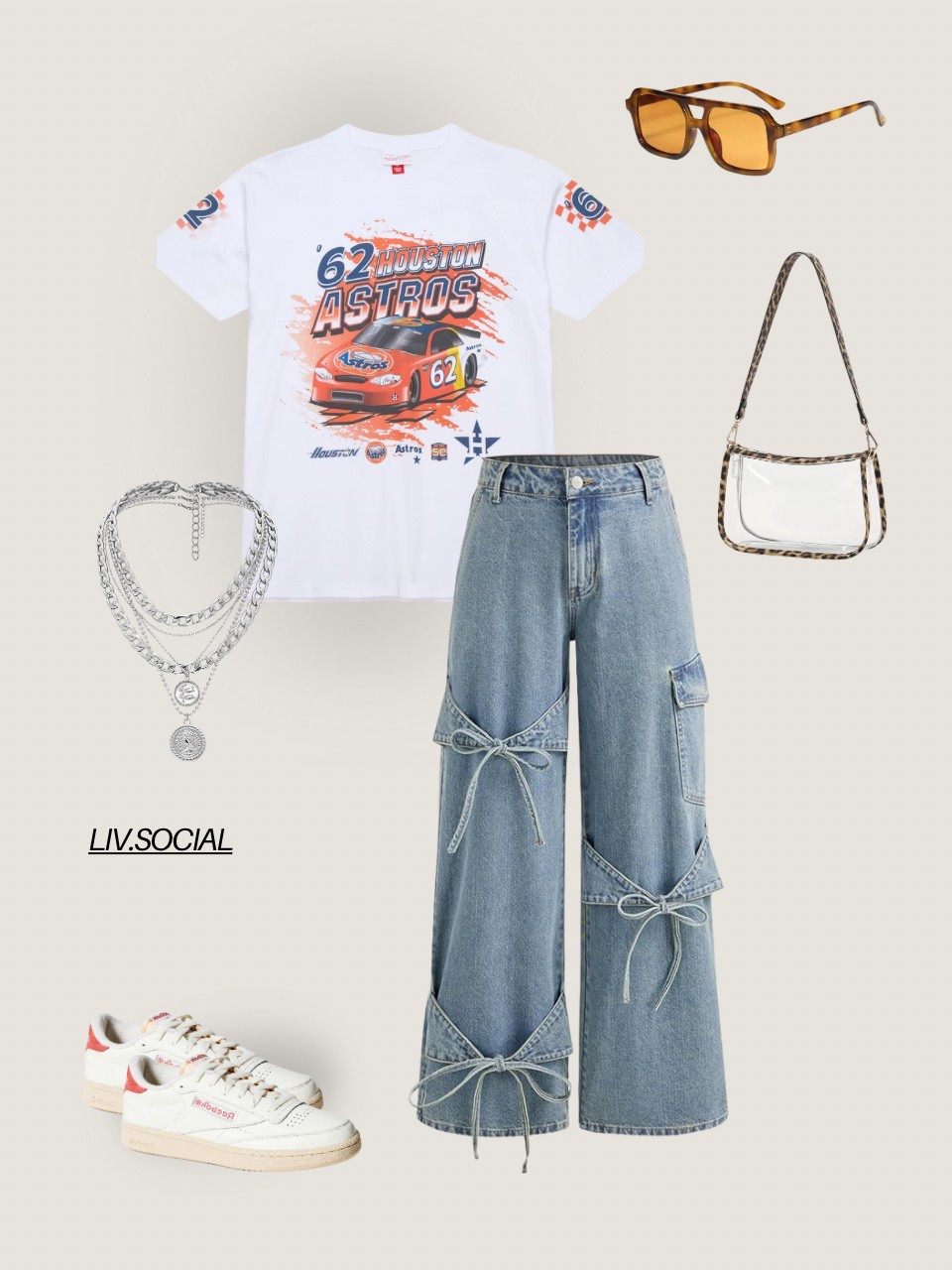 Houston Astros Baseball Game Outfiy 

#texas #baseballgame #astros #baseballgameoutfit 