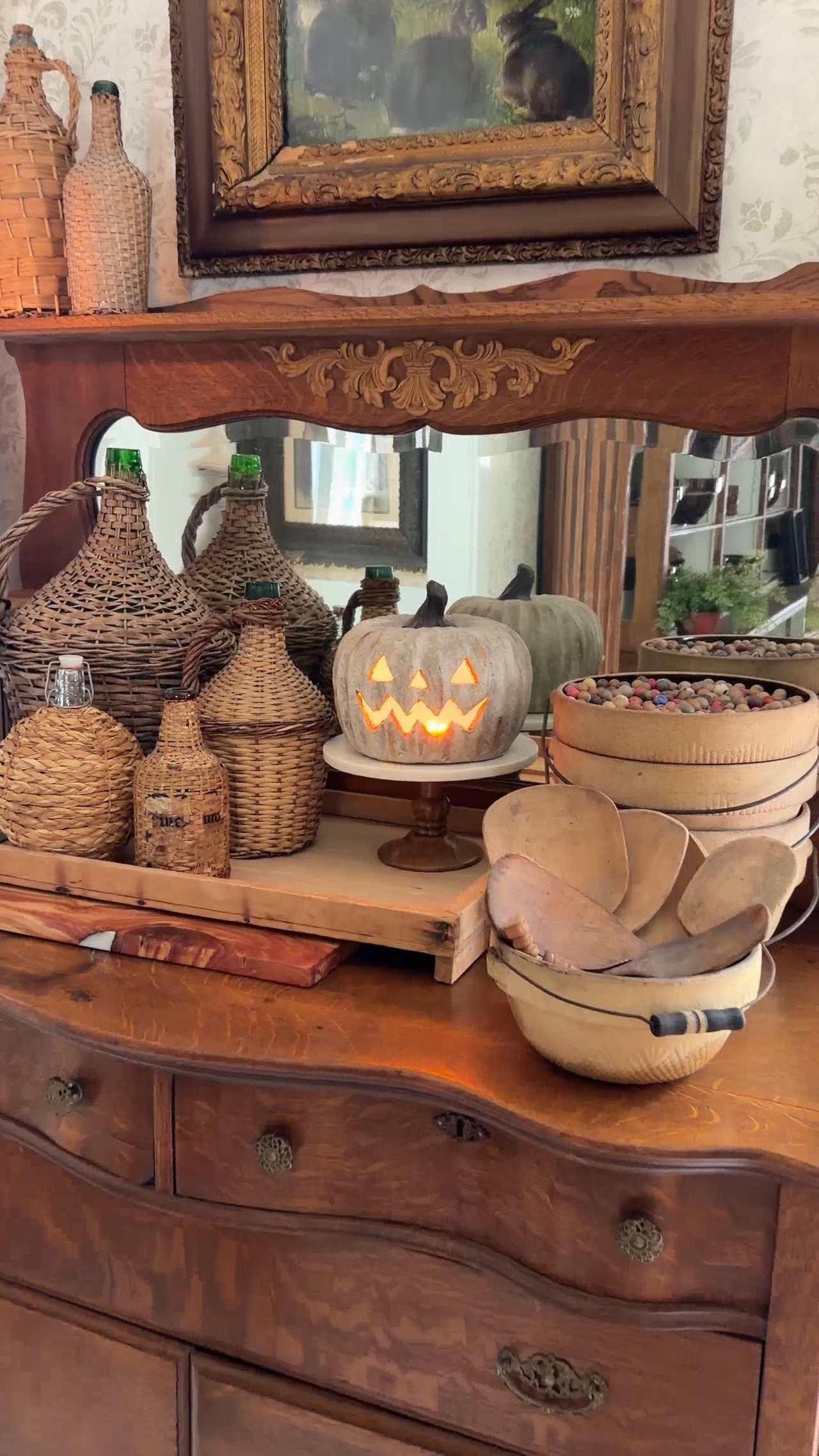 I have started using more Jack-o-lanterns in our Fall home decor instead of a standard pumpkin. It has so much personality.  

 #LTKSeasonal #LTKHome
