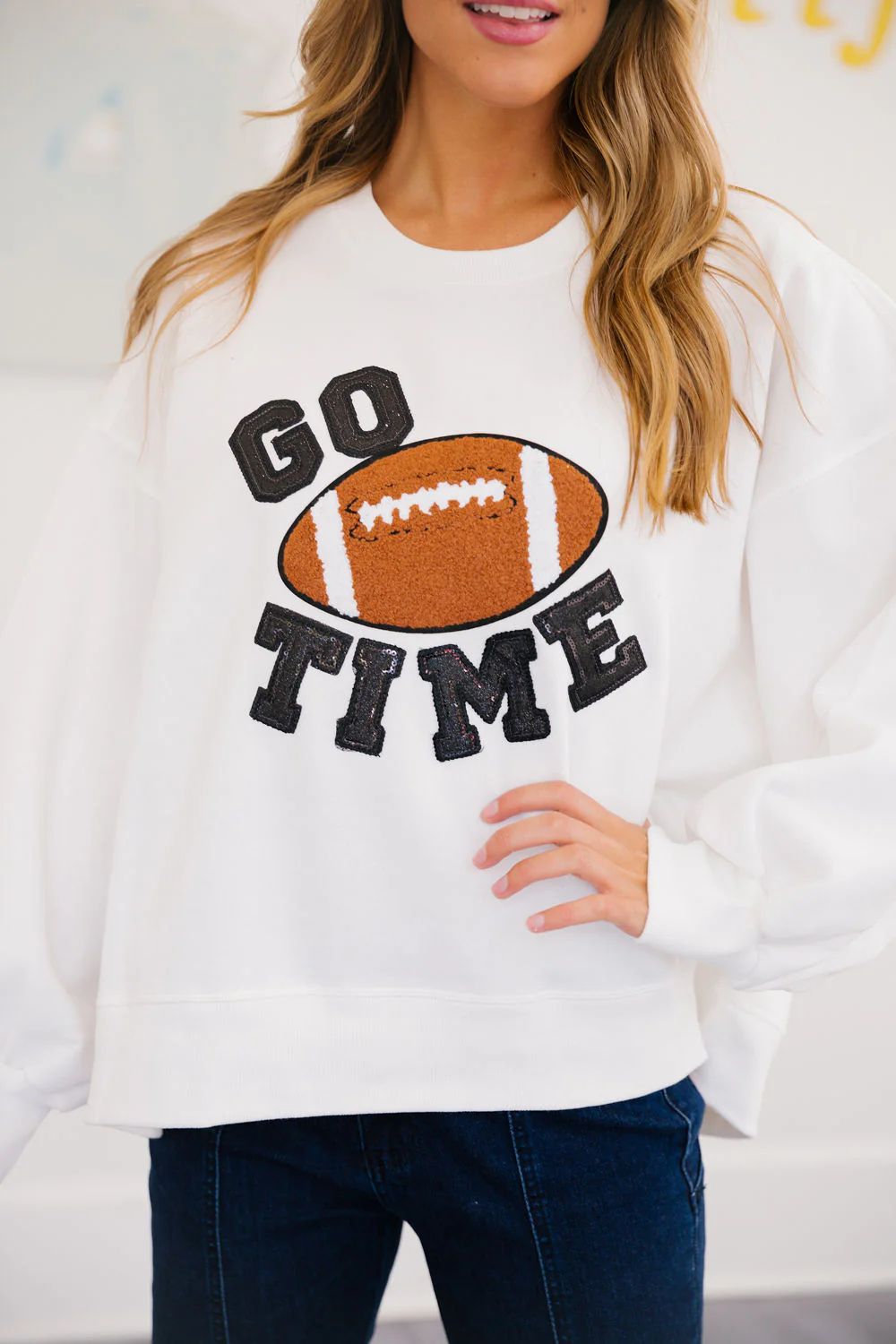 GO TIME FOOTBALL PULLOVER | Judith March