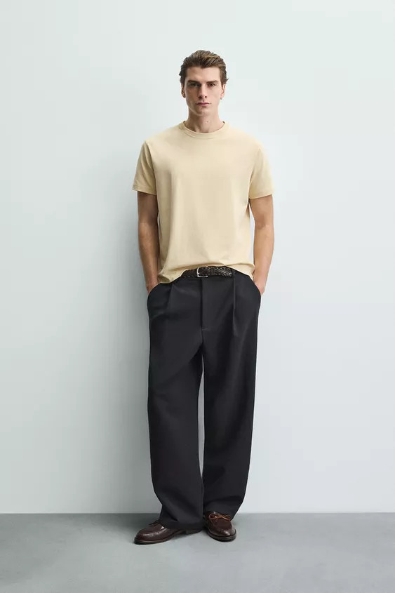 BASIC MEDIUM WEIGHT T-SHIRT /02 | Zara US