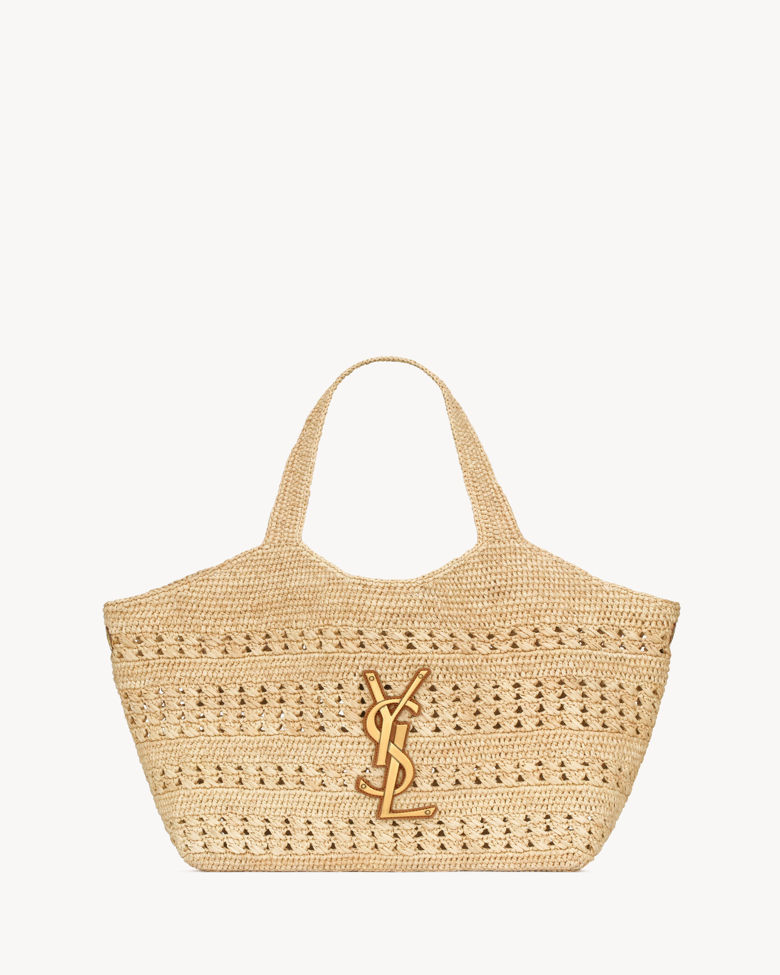 ICARE IN RAFFIA in Beige | Saint Laurent | YSL EN-US | Saint Laurent Inc. (Global)