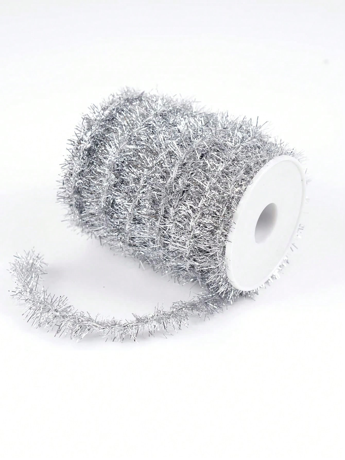 10 meters Christmas Tinsel Garland Thin Glitter Tinsel Metallic Holiday Tinsel Garland Twist Tins... | SHEIN