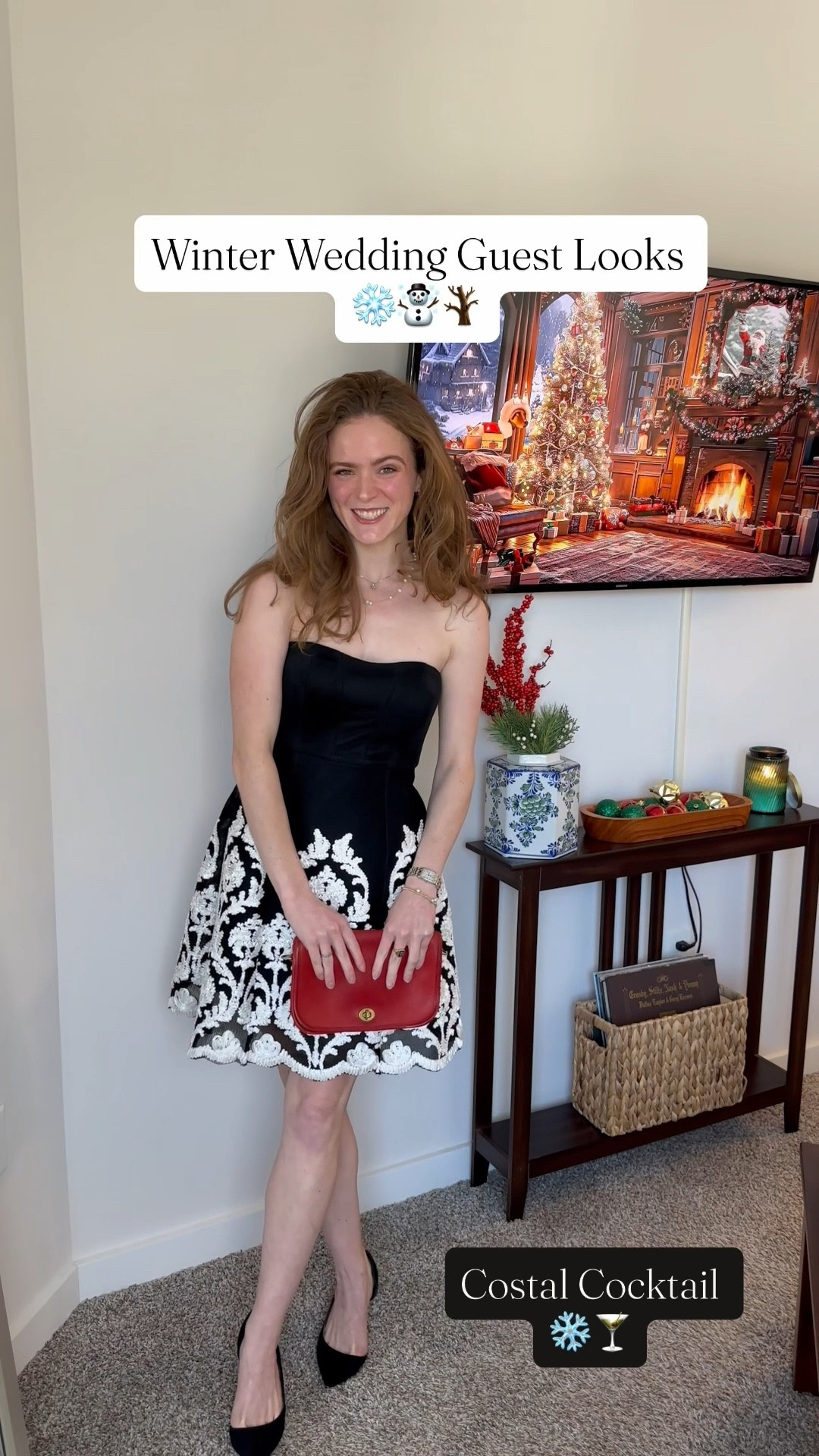 Winter Wedding Guest Outfits!! ❄️💒🎄 Dressing for winter weddings is so much fun!! I love getting to play with holiday tie-ins and lots of fun textures 🤍

#LTKHoliday #LTKootd #LTKWedding