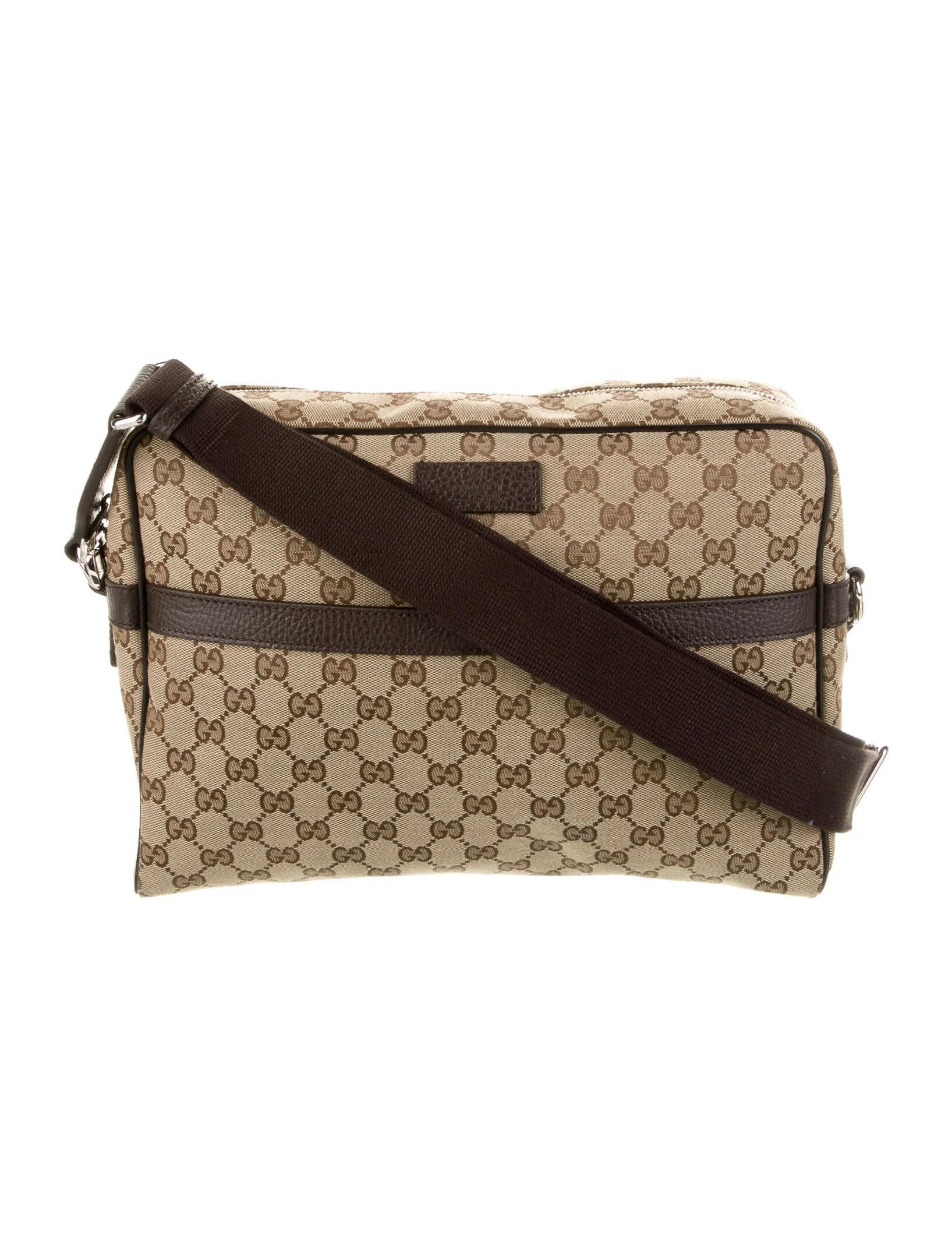 GG Canvas Messenger Bag | The RealReal