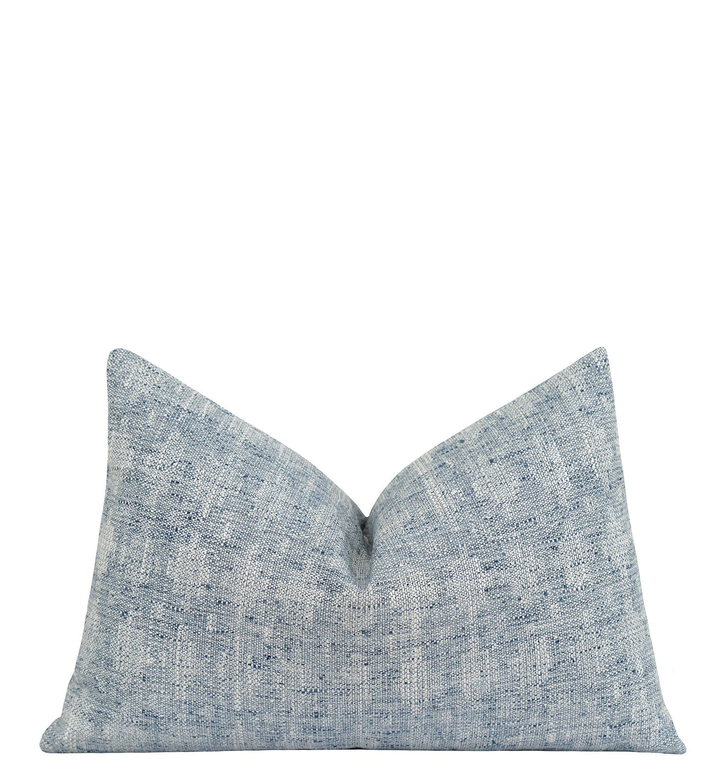 Carlton Chambray Ikat Jacquard Pillow | Land of Pillows