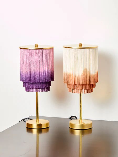 Brass and Fringe Table Lamp | Coming Soon