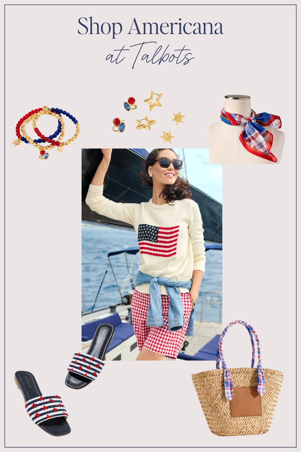 Shop Americana for the summer at @talbotsofficial!  🇺🇸 Talbots has a large selection of clothes, shoes and accessories to celebrate America’s 250th anniversary!

#talbotspartner #talbots #ad #americana #summer 

 
