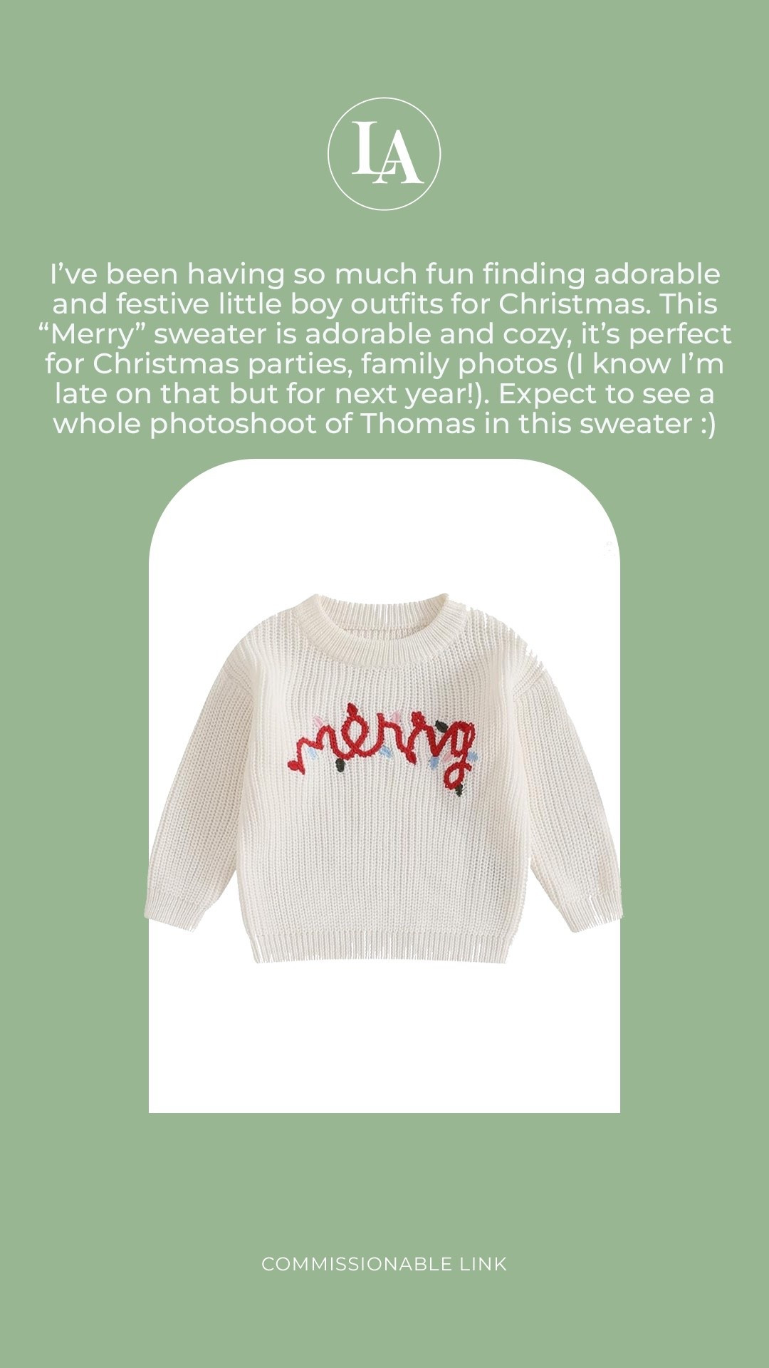 Merry Sweater for infants, babies, and toddlers 

Amazon find 

#LTKHoliday #LTKBaby #LTKFindsUnder50