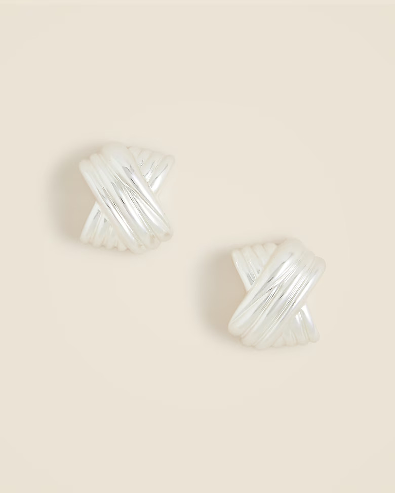 Crisscross stud earrings | J. Crew US