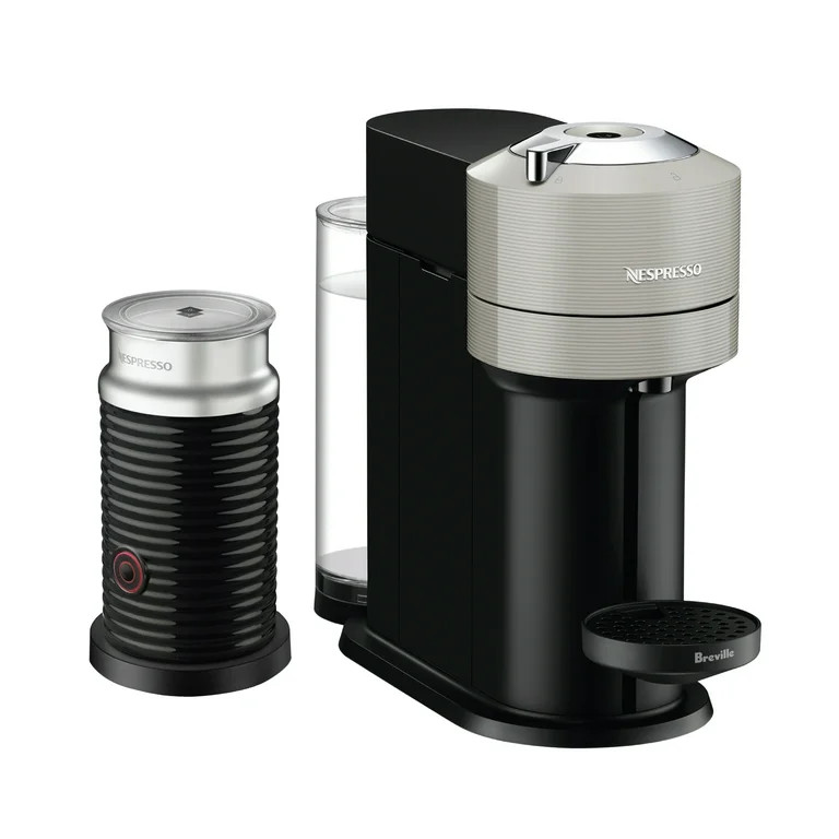 Vertuo Next Coffee and Espresso Maker in Light Gray plus Aeroccino3 Milk Frother in Black, BNV550... | Walmart (US)