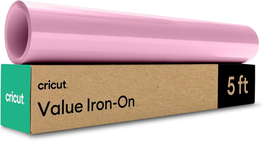 Cricut Value Iron On, Pink (12in x 5ft roll) | Amazon (US)