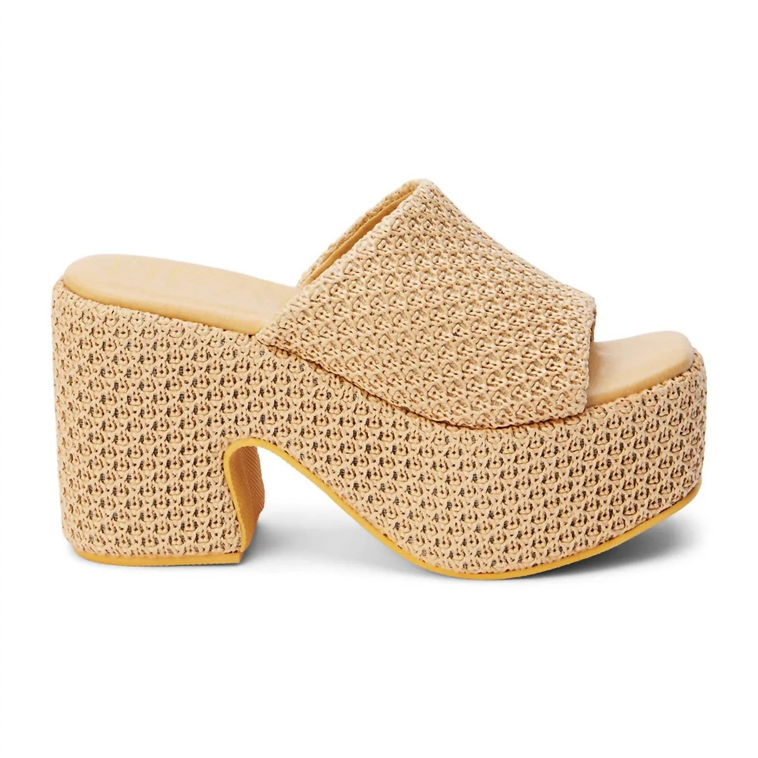 Como Platform Heel In Tan | Shop Simon