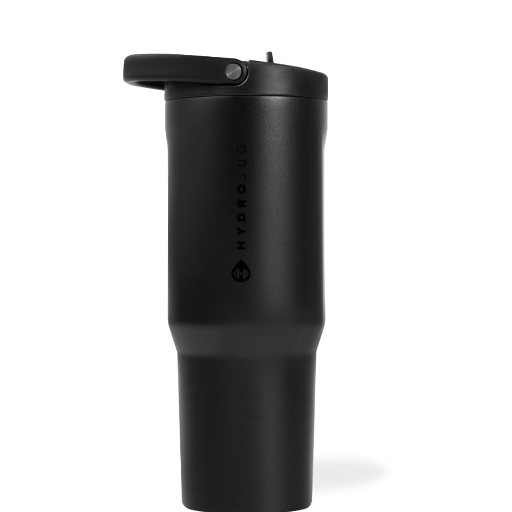 HydroJug Sport - Stainless Steel Tumbler with Straw, Vacuum Insulated, 32oz Leakproof Water Bottl... | Amazon (US)