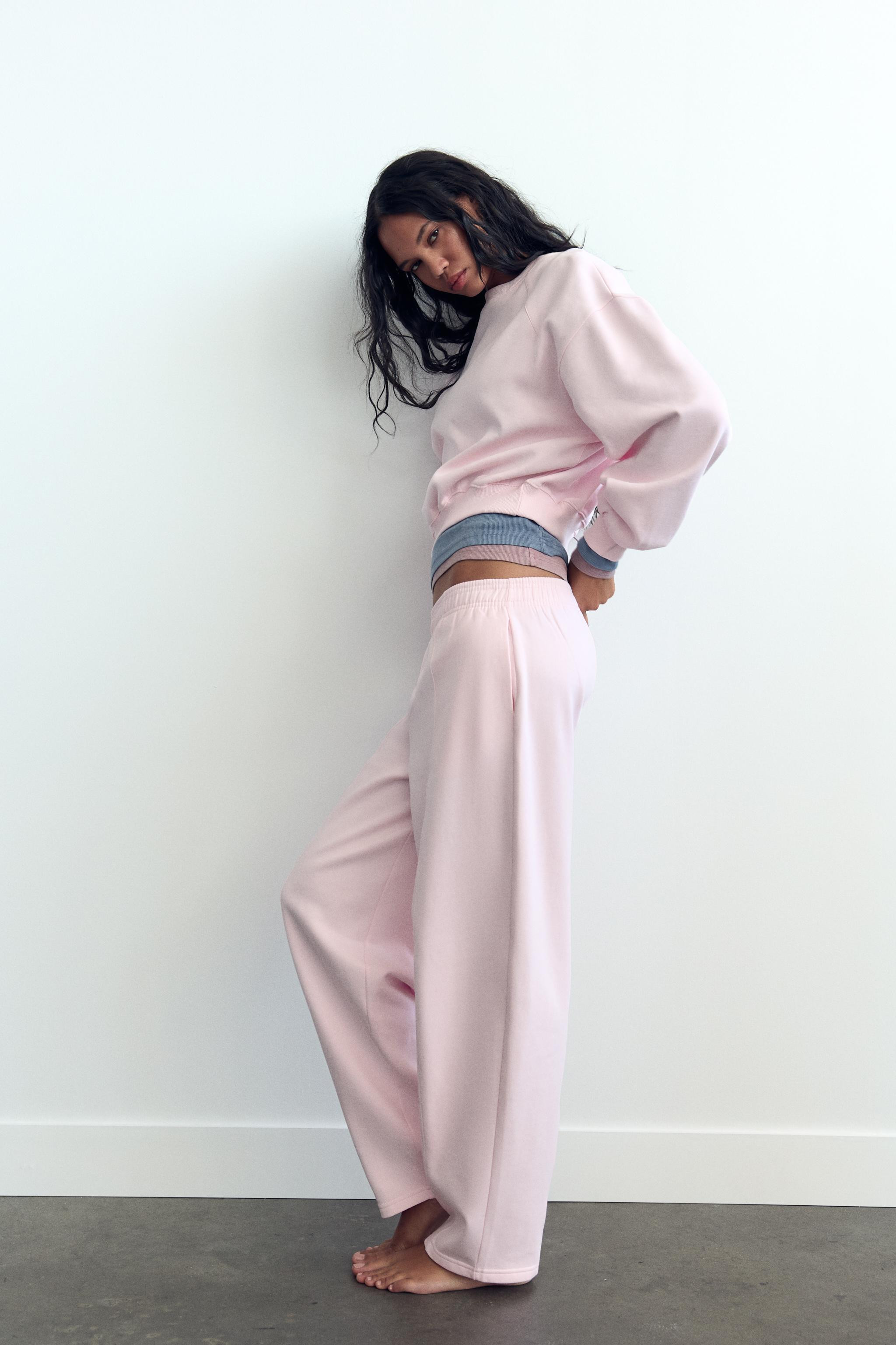 TAPERED PLUSH PANTS | Zara US