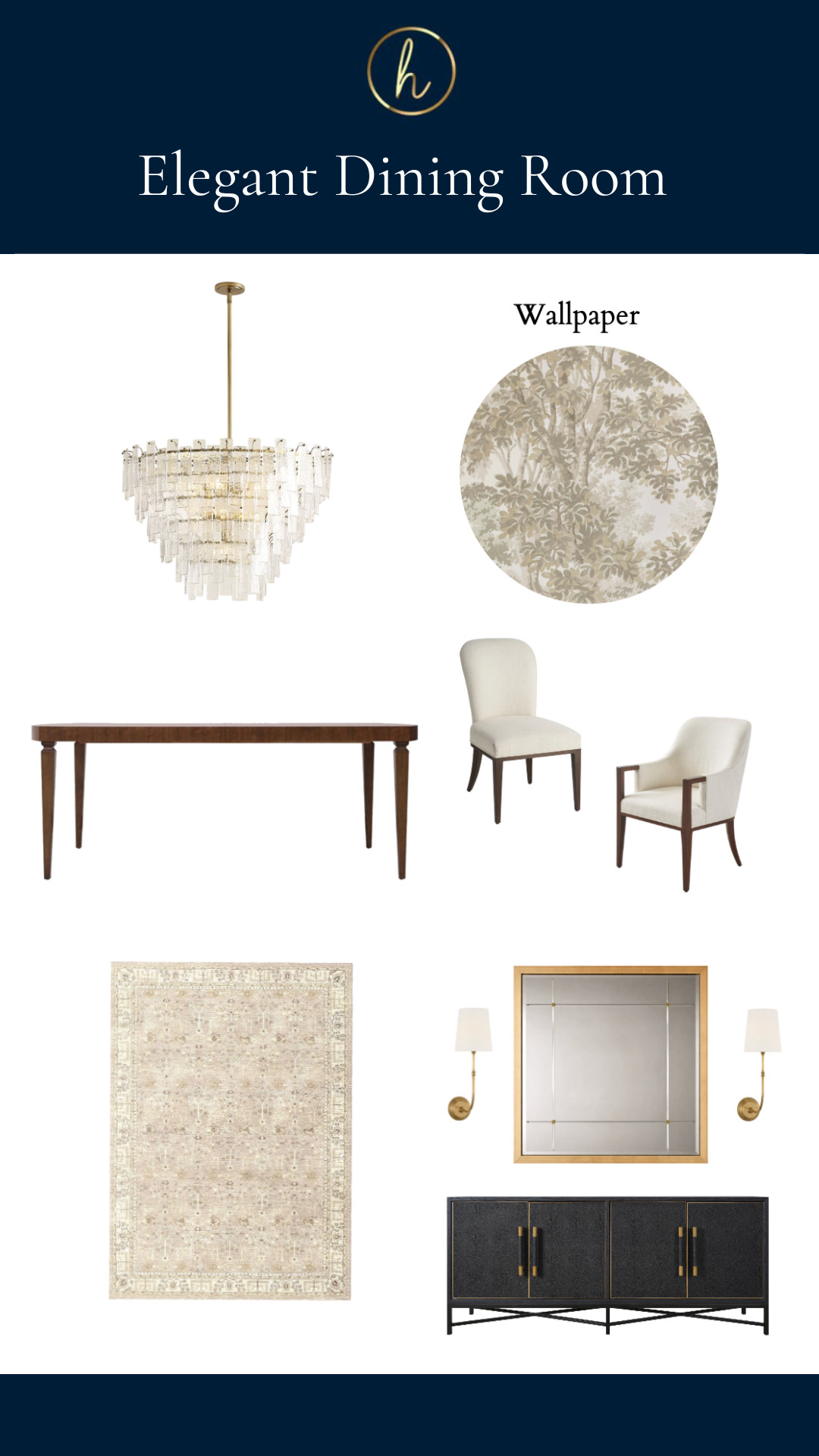 Dining room inspiration featuring a statement chandelier, classic wood table, cozy upholstered seating, and timeless textures. Shop these elegant pieces🤍

#LTKHome #LTKDesign #LTKStyle 
#HomeInspiration #HomeDesign 

 