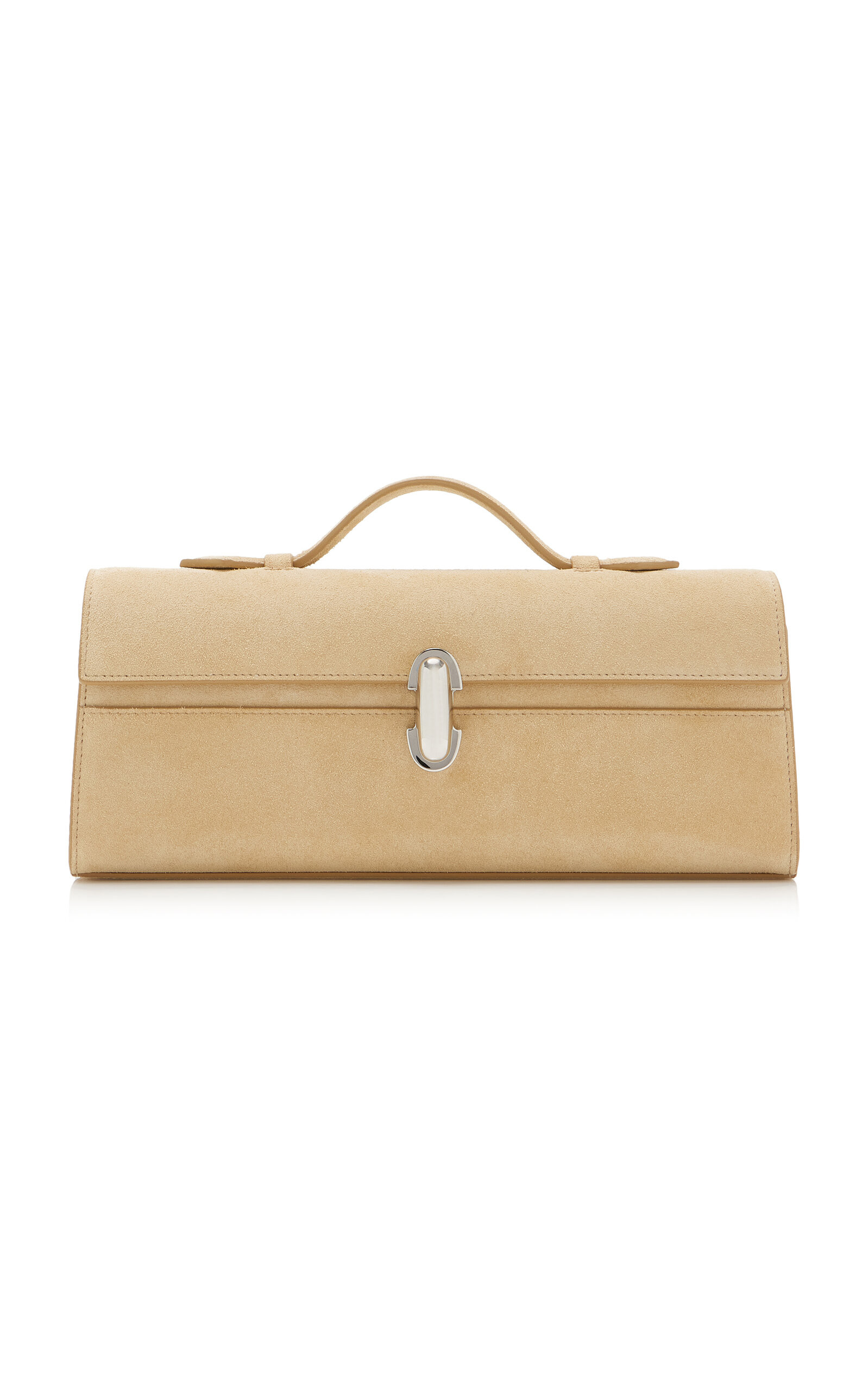 The Slim Symmetry Suede Pochette | Moda Operandi (Global)