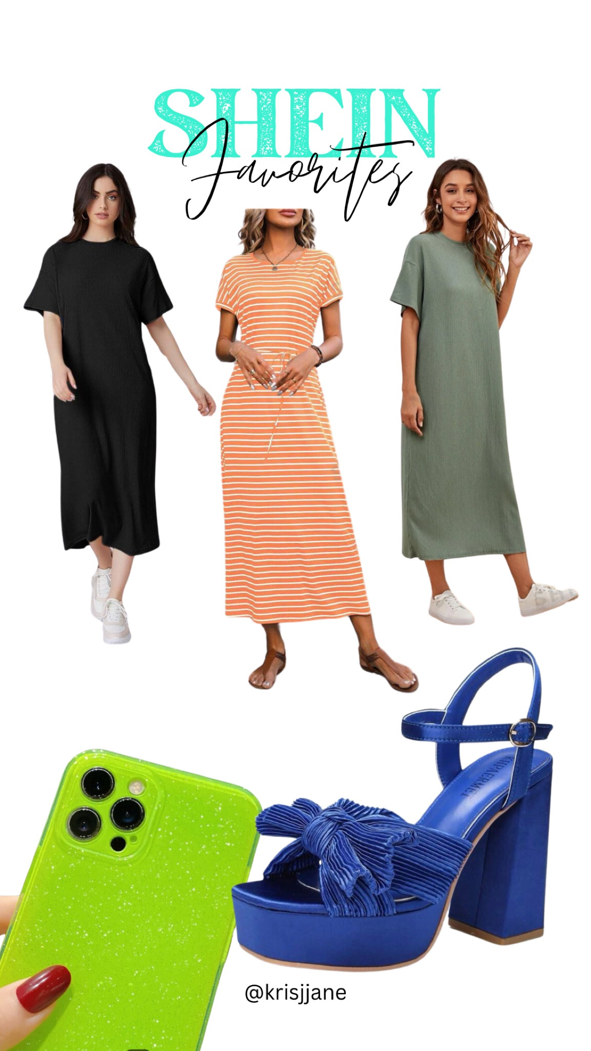 SHEIN favorite! 

#shein #dress #dresses #shoes #phonecase 

#LTKworkwear #LTKfindsunder50