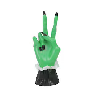 9" Green Peace Sign Witch Hand Tabletop Décor by Ashland® | Michaels | Michaels Stores