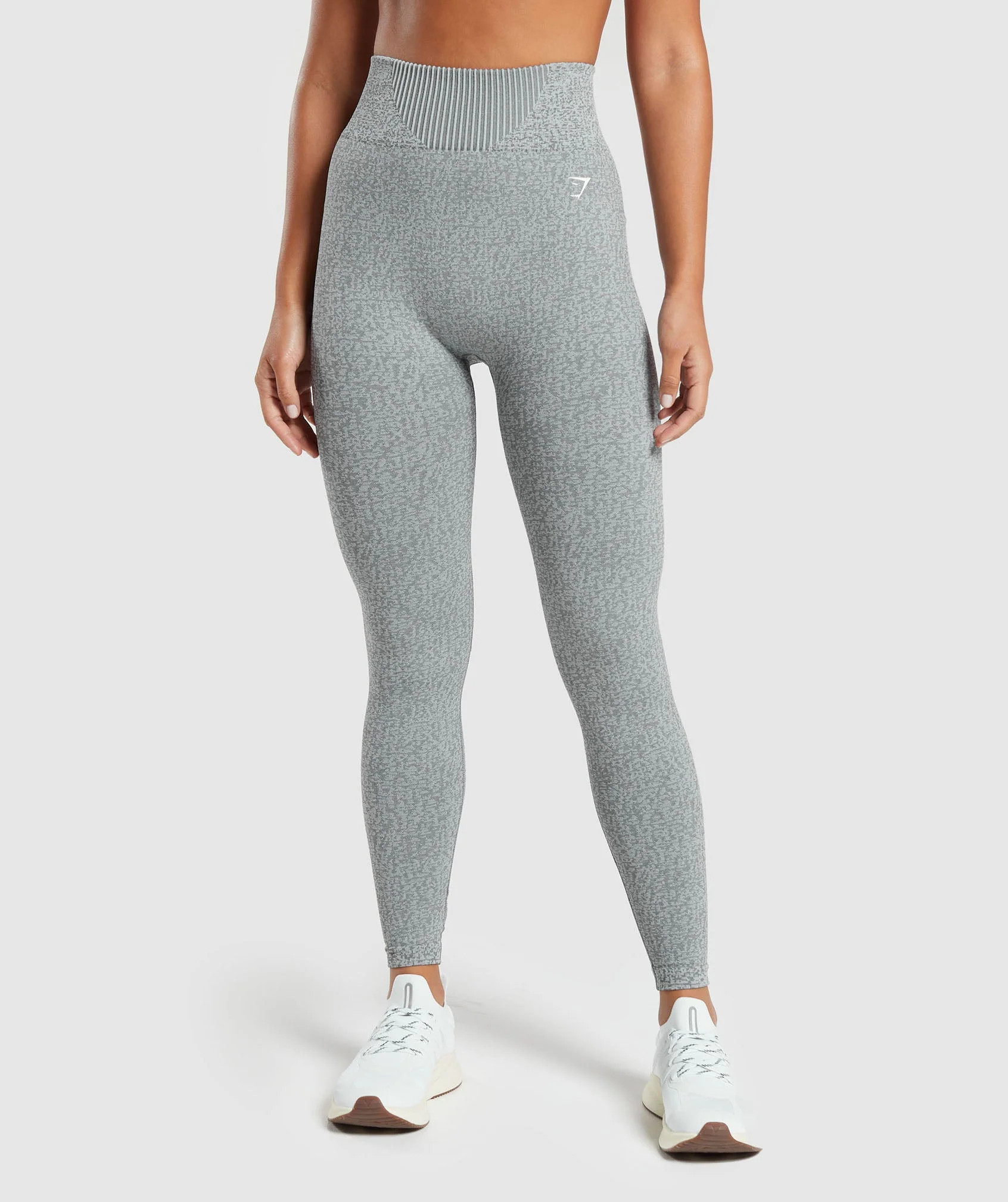 Gymshark Marl Seamless Leggings - Light Grey Marl/Dark Grey Marl/Smokey Grey | Gymshark CA