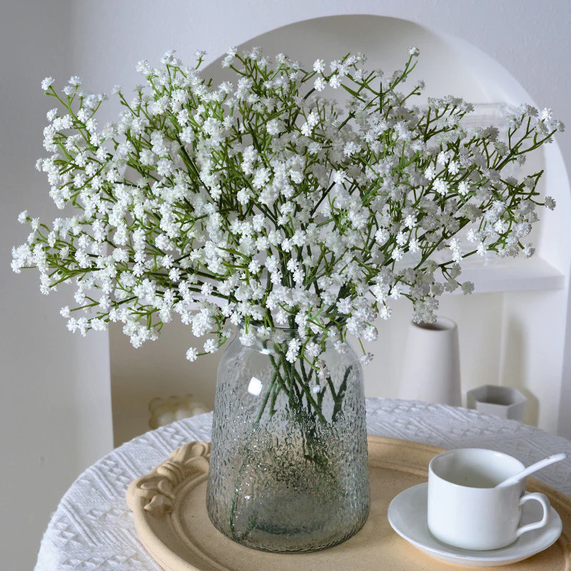 26" Soft Touch White Babysbreath | Eco Chic Home