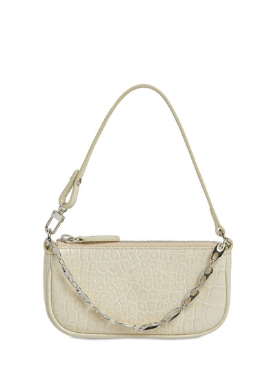 MINI RACHEL CROC EMBOSSED LEATHER BAG | Luisaviaroma
