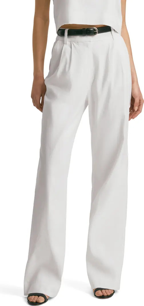Dream Wide Leg Linen Blend Pants | Nordstrom