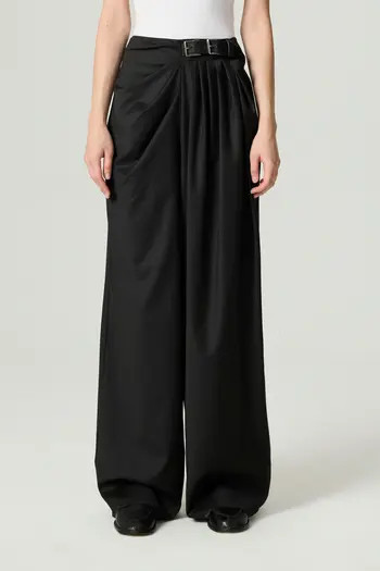 Double-Buckle High-Waist Pants | Nordstrom