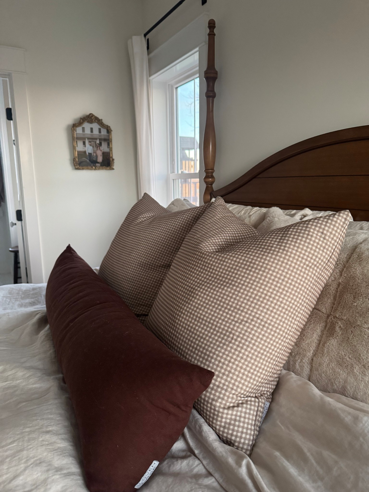 No lumpy pillows here! ☁️ 
Linked the two-pack from Amazon!

#LTKHome