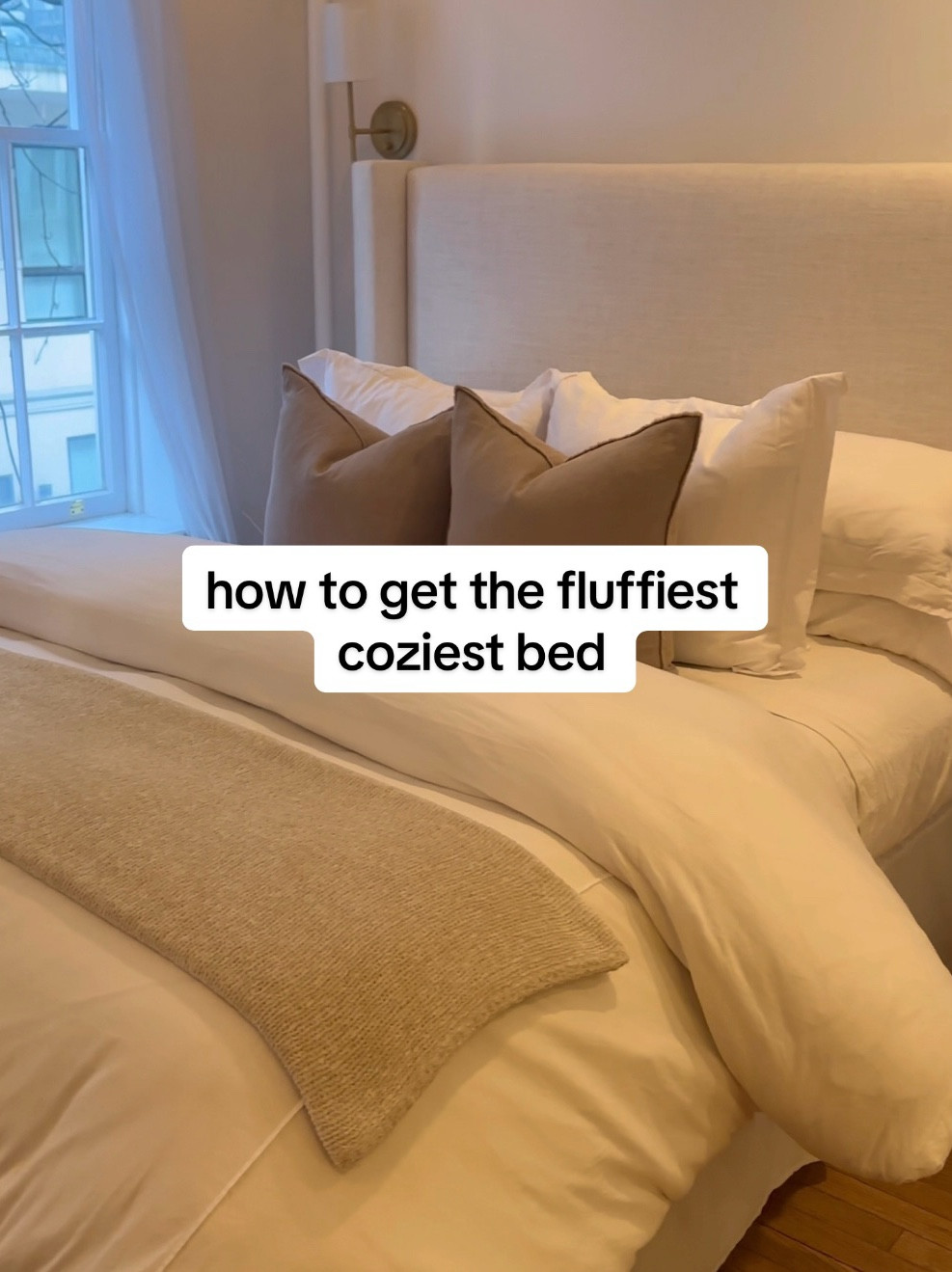 How to get a super fluffy bed! 

Fluffy bed cozy bedding duvet cover neutral bedding 

#LTKHome