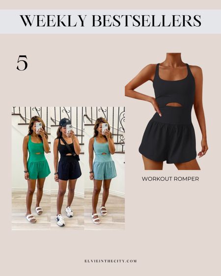 This workout jumpsuit was my #5 bestseller from last week. I have it in several colors.

Ootd, workout outfit, athleisure, summer outfit, fashion over 40

#LTKStyleTip #LTKFindsUnder50 #LTKOver40