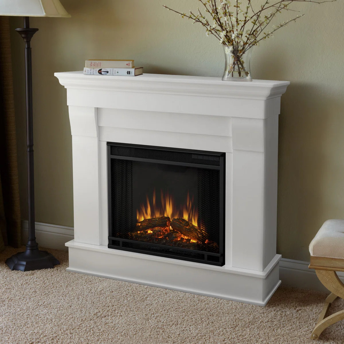 Real Flame Chateau 41" Electric Fireplace by Real Flame & Reviews | Wayfair | Wayfair North America