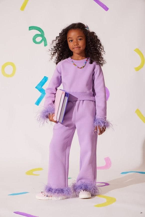 Lavender Feather Athletic Set    Best Seller | Lola + The Boys