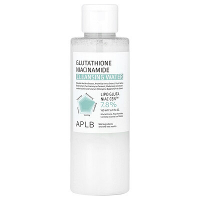 APLB, Glutathione Niacinamide, Cleansing Water, 5.41 fl oz (160 ml) | iHerb