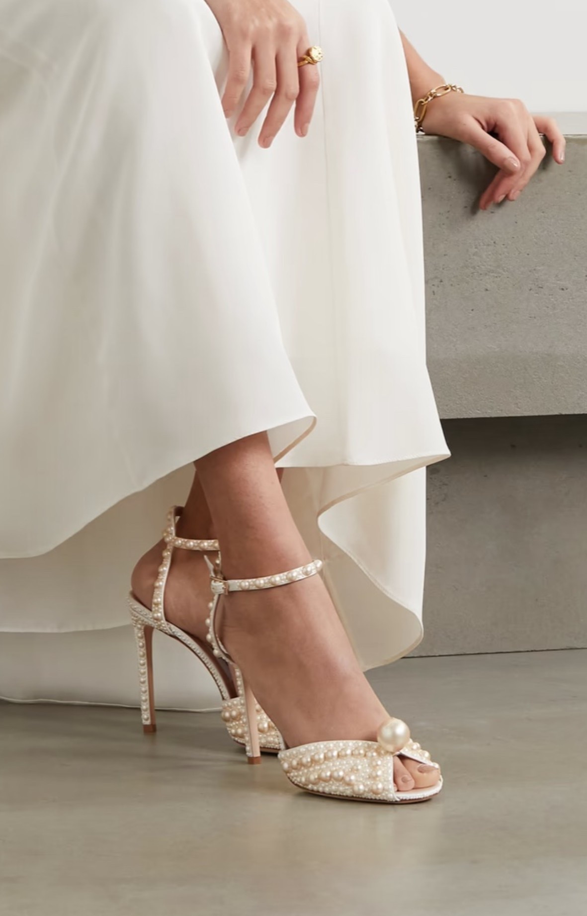 Shop these stunning pearl embellished Jimmy Choo heels

#LTKU #LTKShoeCrush