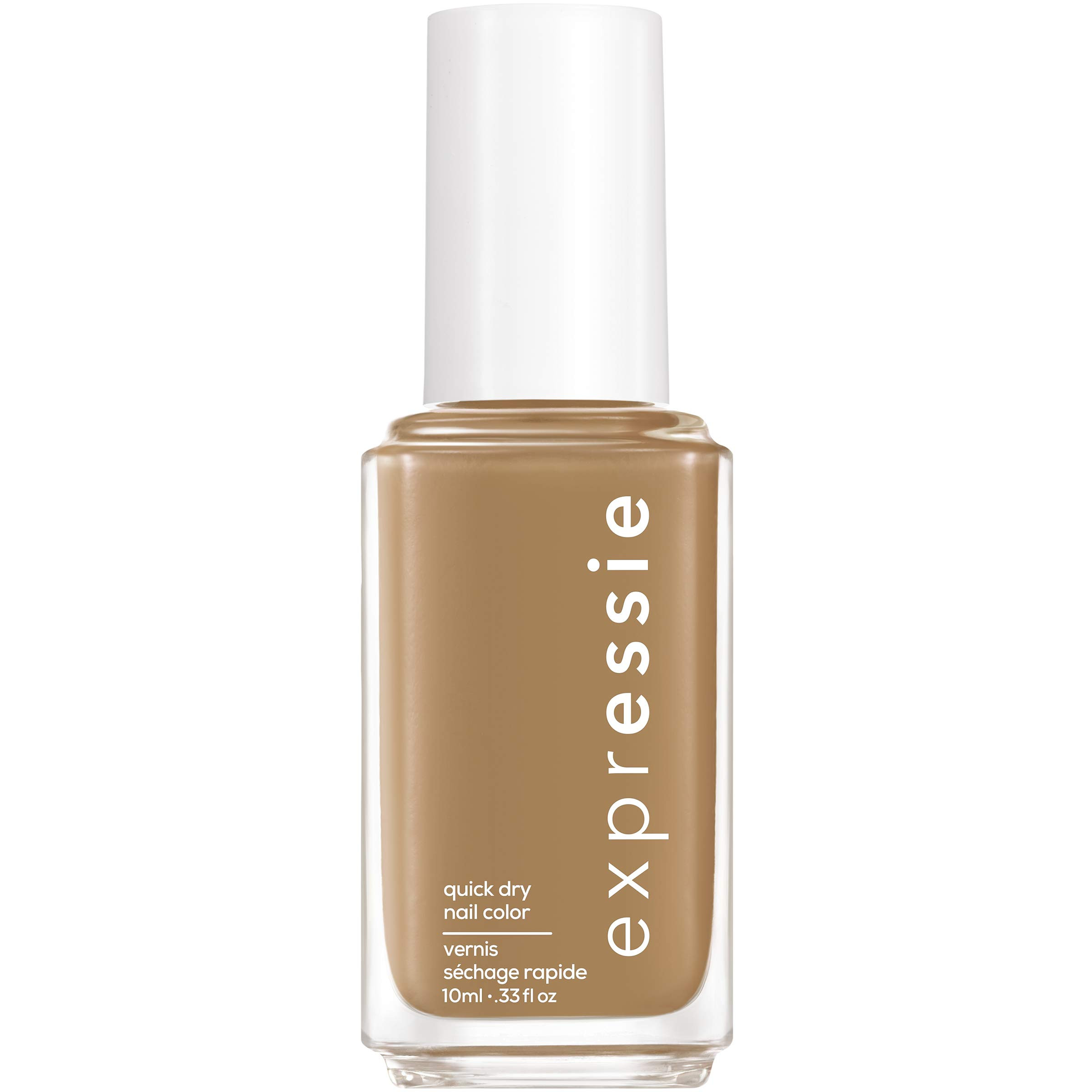 essie expressie Quick-Dry Vegan Nail Polish, Don't Be Latte, Mid Tone Brown, 0.33 Ounce | Amazon (US)