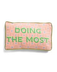 9x15 Doing The Most Needlepoint Pillow | Throw Pillows | Marshalls | Marshalls