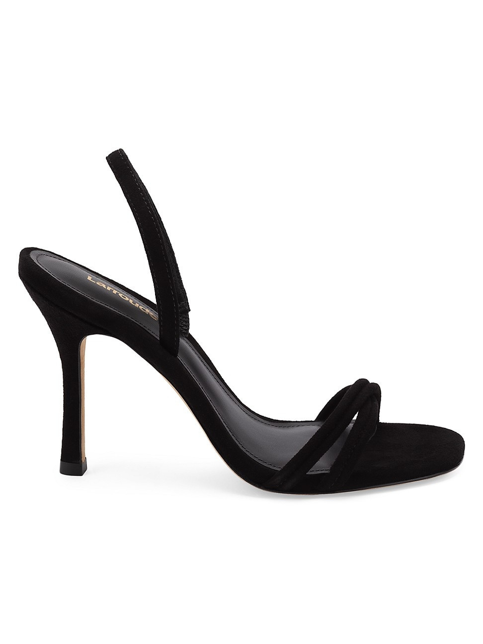 Women's Annie Suede Slingback Sandals - Black - Size 5.5 | Saks Fifth Avenue