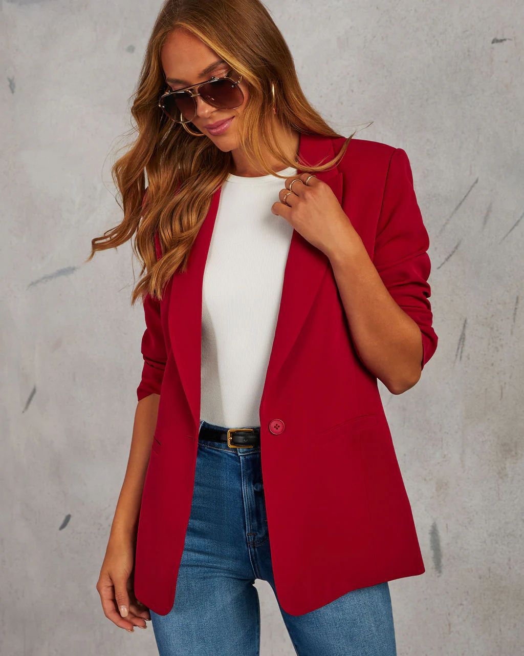 Standards Pocketed Blazer | VICI Collection