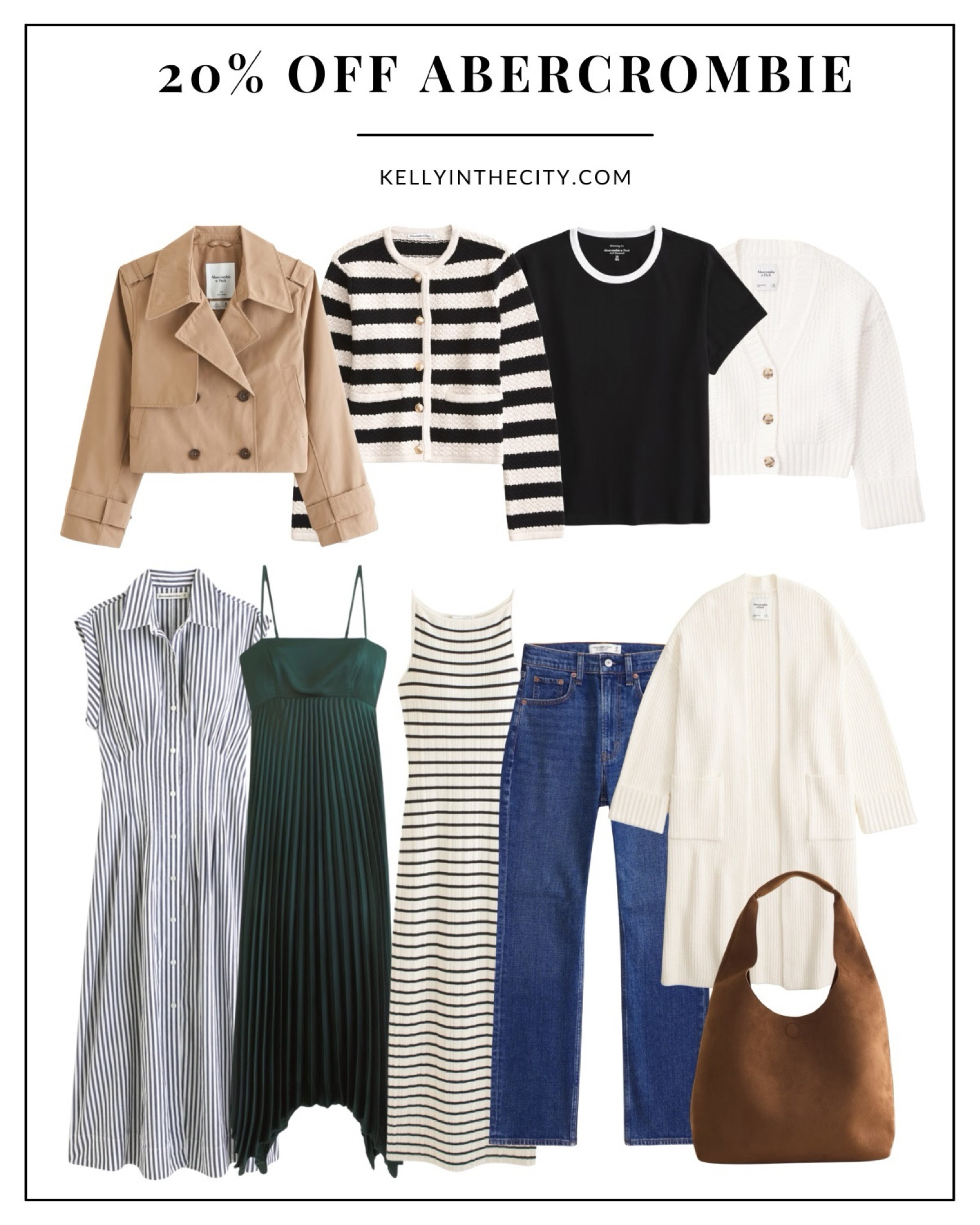 Get 20% off Abercrombie during the LTK Fall Sale! So many incredible pieces you can wear all season long (and beyond), including trench coats, lady jackets, cardigan sweaters, shirt dresses, wedding guest dresses, sweater dresses, the best jeans, and more.

#LTKFindsUnder100 #LTKSaleAlert #LTKFallSale