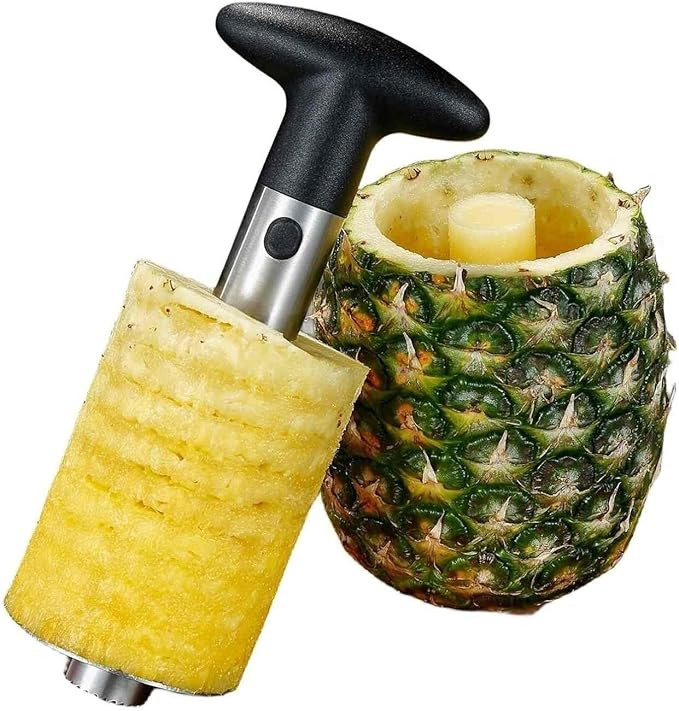 Pineapple Corer and Slicer Tool, Premium Pineapple Cutter and Corer, Stainless Steel Pineapple Pe... | Amazon (US)