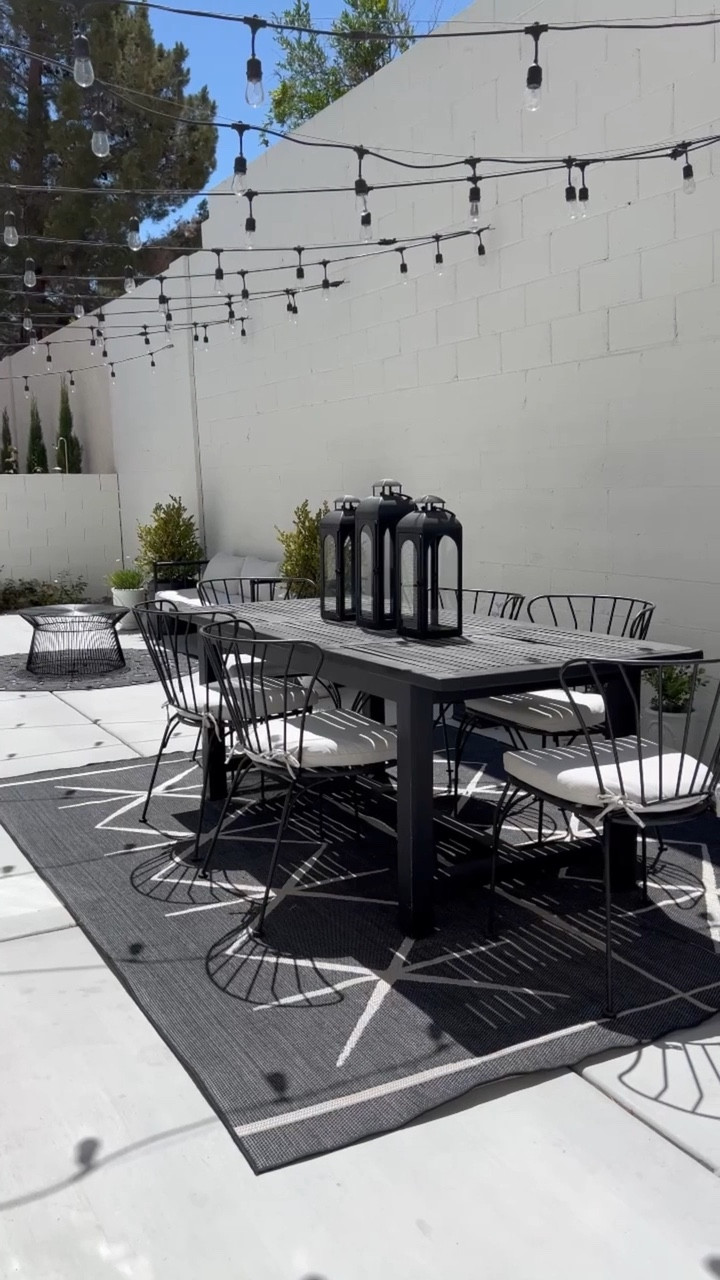 Outdoor dining table, outdoor furniture, planters. 

#LTKStyleTip #LTKSeasonal #LTKHome